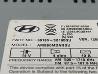 2014-2016 Hyundai Elantra Radio AM FM Cd Player Receiver Replacement P/N:96180-3X165G Fits Fits 2014 2015 2016 OEM Used Auto