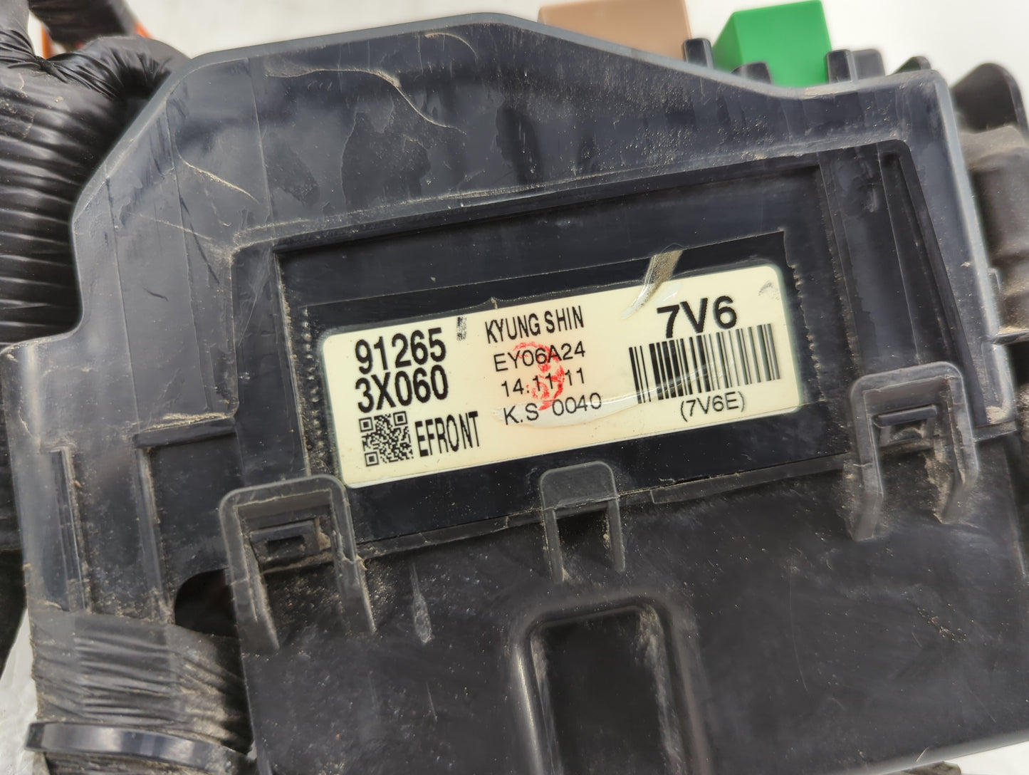 2014-2016 Hyundai Elantra Fusebox Fuse Box Panel Relay Module P/N:91265 3X060 Fits Fits 2014 2015 2016 OEM Used Auto Parts -