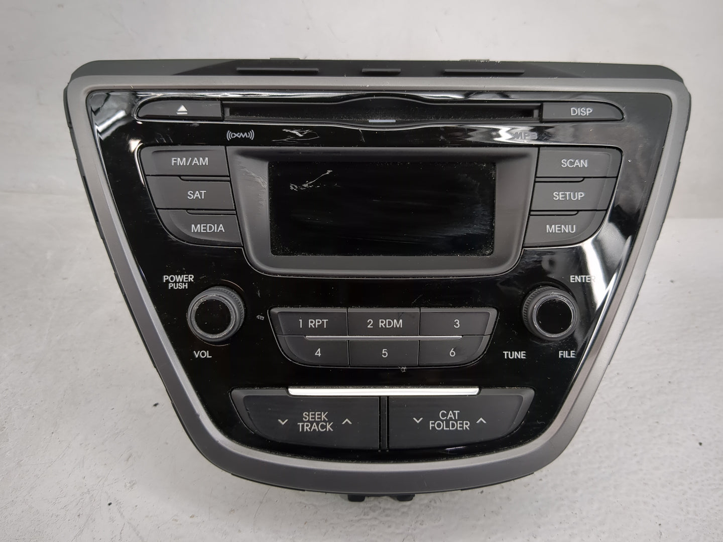 2014-2016 Hyundai Elantra Radio AM FM Cd Player Receiver Replacement P/N:96170-3X156GU Fits Fits 2014 2015 2016 OEM Used Aut