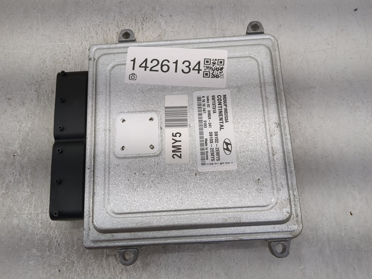 2015 Hyundai Elantra PCM Engine Control Computer ECU ECM PCU OEM P/N:MD5UP1NS2G3A 5WY3T31A, 39102-2EMY5, 39103-2EMY5 Fits OE