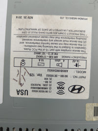 2014-2016 Hyundai Elantra Radio AM FM Cd Player Receiver Replacement P/N:96180-3X165GU AM980MDANGU Fits Fits 2014 2015 2016 