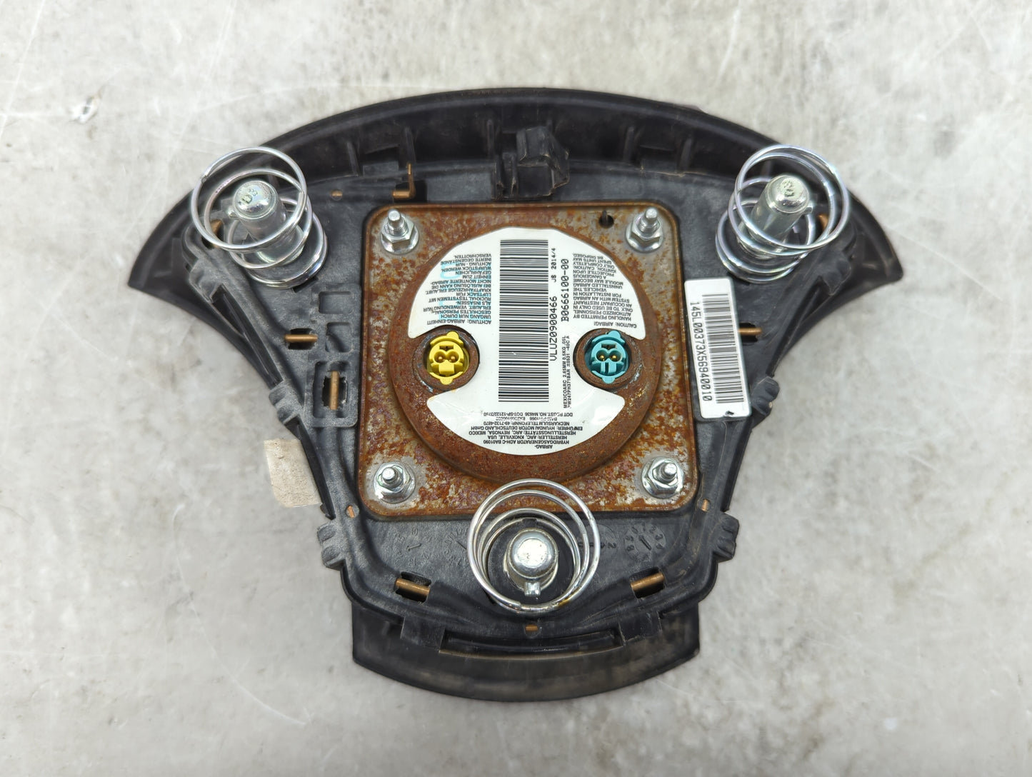 2011-2016 Hyundai Elantra Air Bag Driver Left Steering Wheel Mounted P/N:B0666100-00 145L00373X56940010 Fits OEM Used Auto P