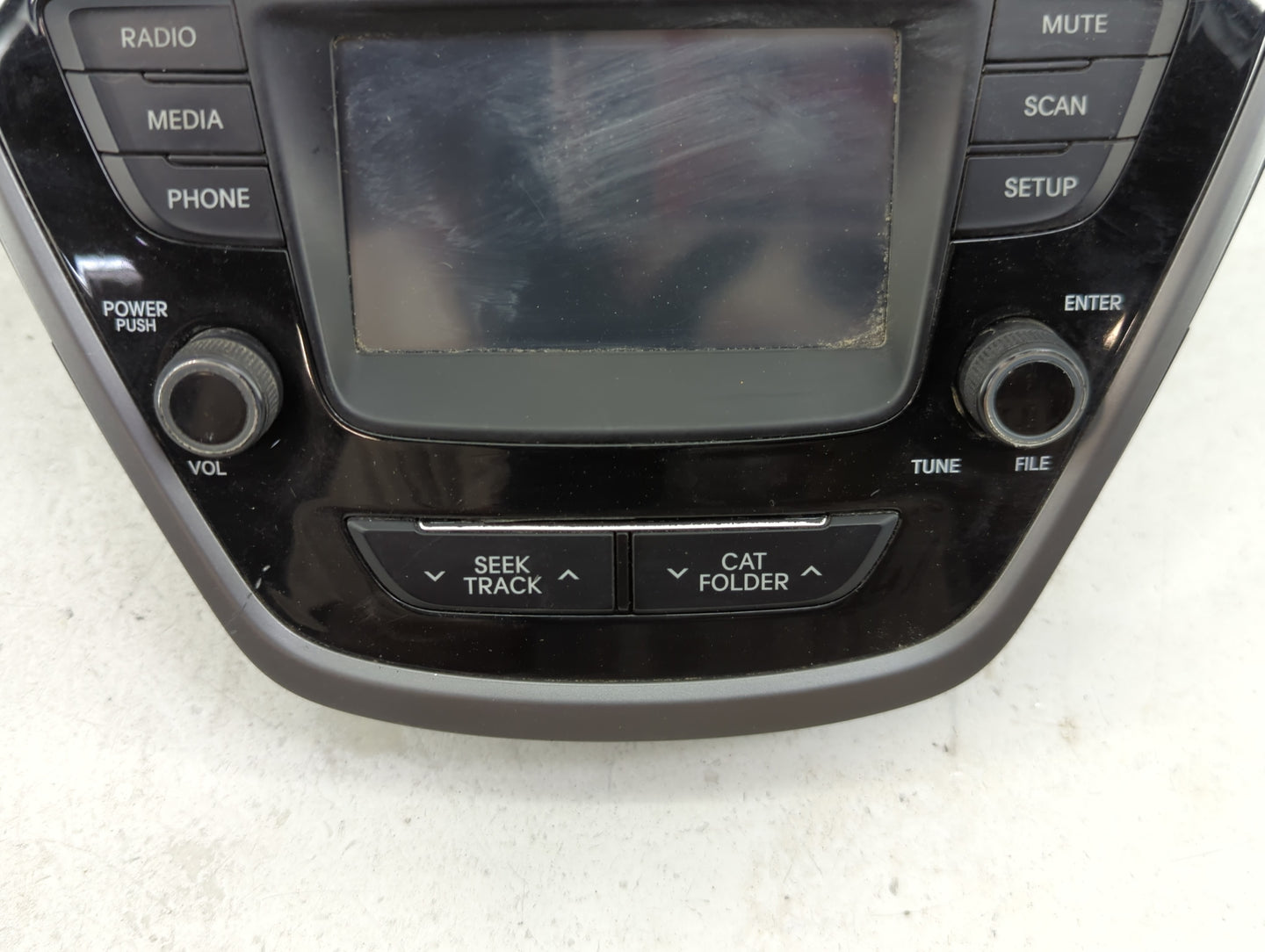 2014-2016 Hyundai Elantra Radio AM FM Cd Player Receiver Replacement P/N:96180-3X165GU AM9B0MDANGU Fits Fits 2014 2015 2016 