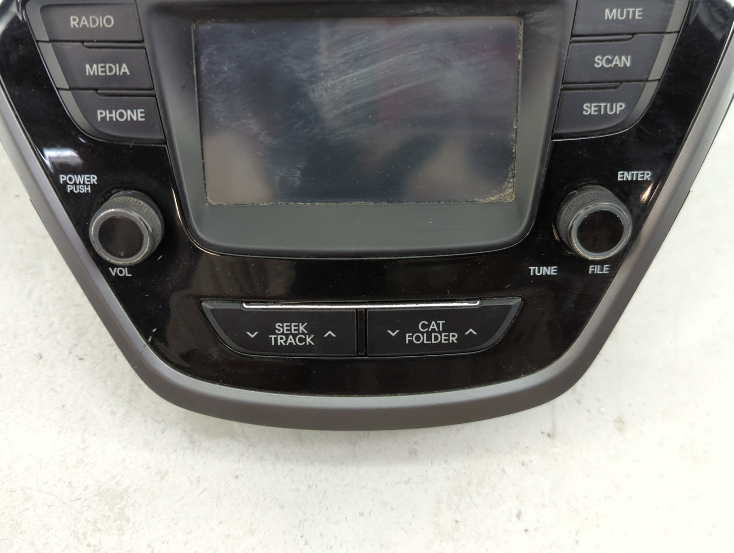 2014-2016 Hyundai Elantra Radio AM FM Cd Player Receiver Replacement P/N:96180-3X165GU AM9B0MDANGU Fits Fits 2014 2015 2016 