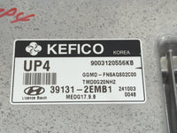 2015 Hyundai Elantra PCM Engine Control Computer ECU ECM PCU OEM P/N:39131-2EMB1 9003120556KB, MEDG17.9.8 Fits Fits 2014 OEM