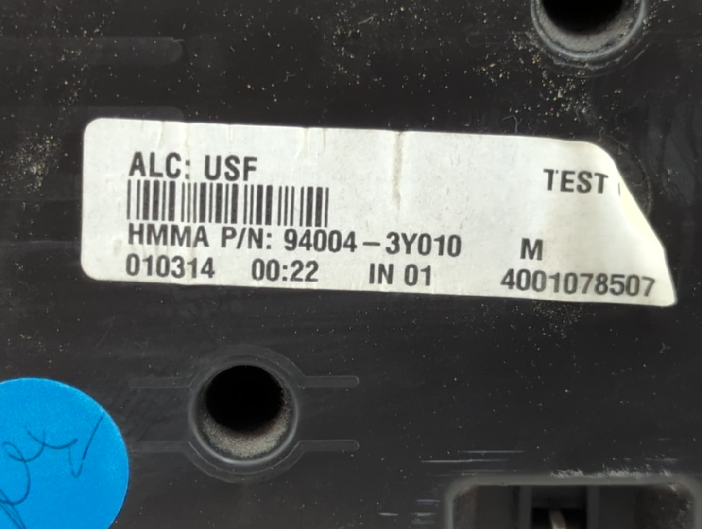 2014-2016 Hyundai Elantra Instrument Cluster Speedometer Gauges P/N:94004-3Y010 Miles: Fits Fits 2014 2015 2016 OEM Used Aut