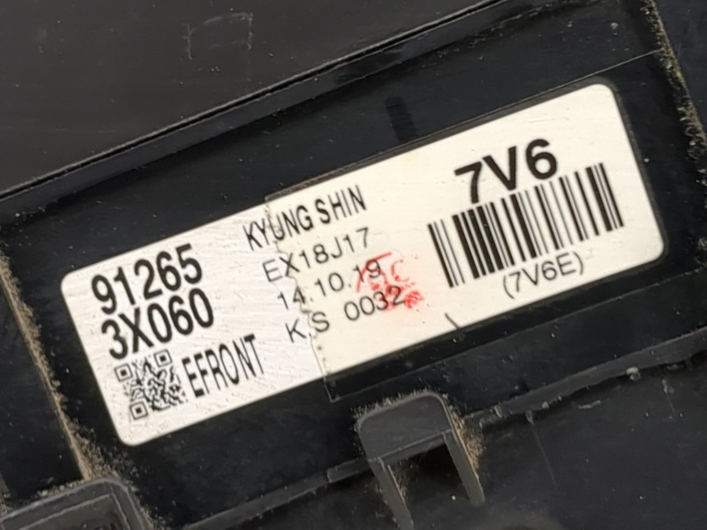 2014-2016 Hyundai Elantra Fusebox Fuse Box Panel Relay Module P/N:912653X060 Fits Fits 2014 2015 2016 OEM Used Auto Parts - 