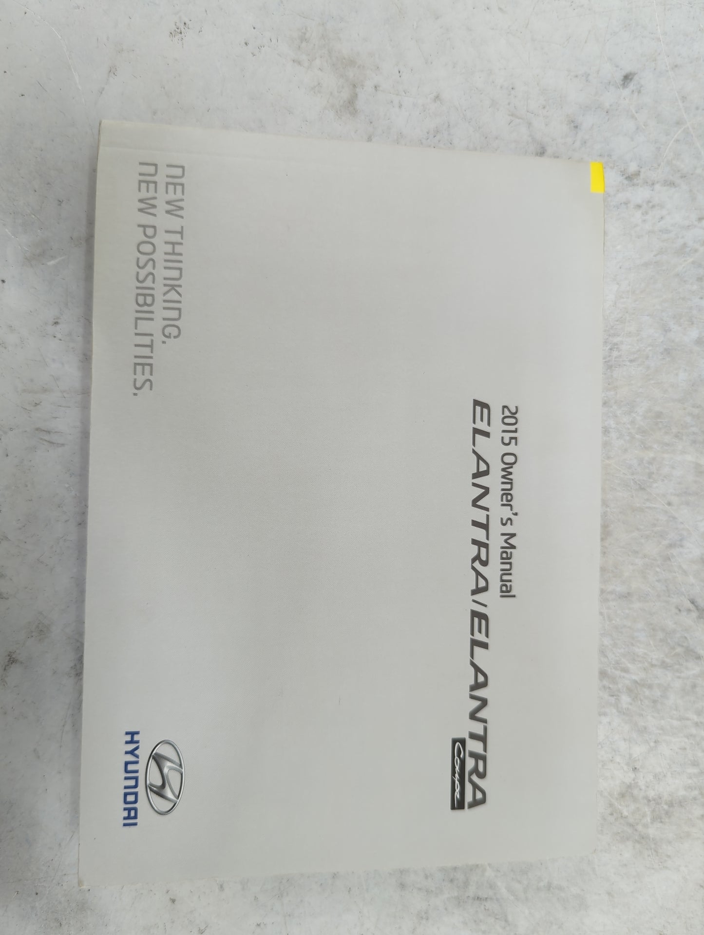 2015 Hyundai Elantra Owners Manual Book Guide P/N:F3XO-EU40E OEM Used Auto Parts - Oemusedautoparts1.com