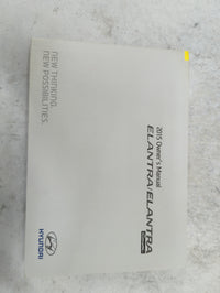 2015 Hyundai Elantra Owners Manual Book Guide P/N:F3XO-EU40E OEM Used Auto Parts - Oemusedautoparts1.com