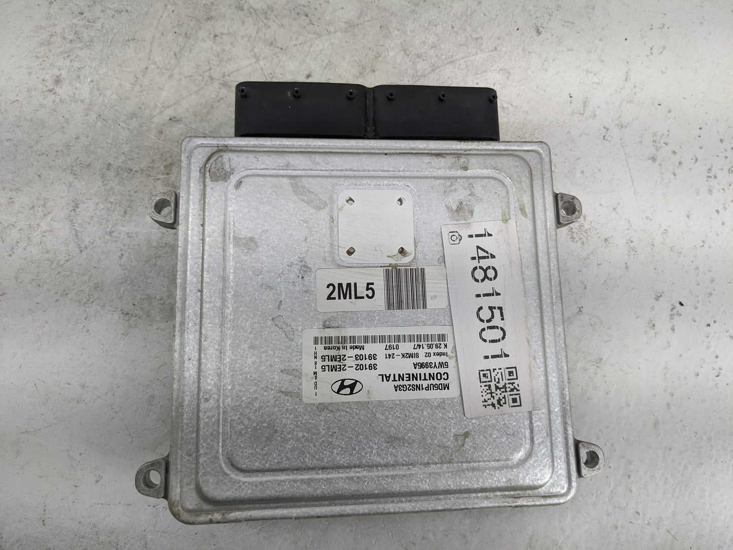 2014-2016 Hyundai Elantra PCM Engine Control Computer ECU ECM PCU OEM P/N:MD5UP1NS2G3A 5WY3995A Fits Fits 2014 2015 2016 OEM