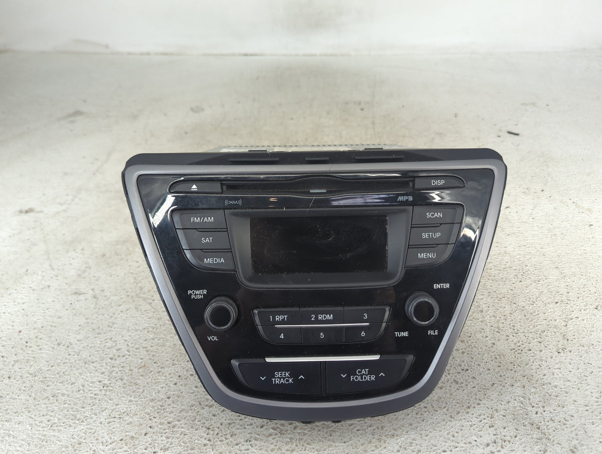 2014-2016 Hyundai Elantra Radio AM FM Cd Player Receiver Replacement P/N:961703X156GU 96170-3X156GU Fits Fits 2014 2015 2016