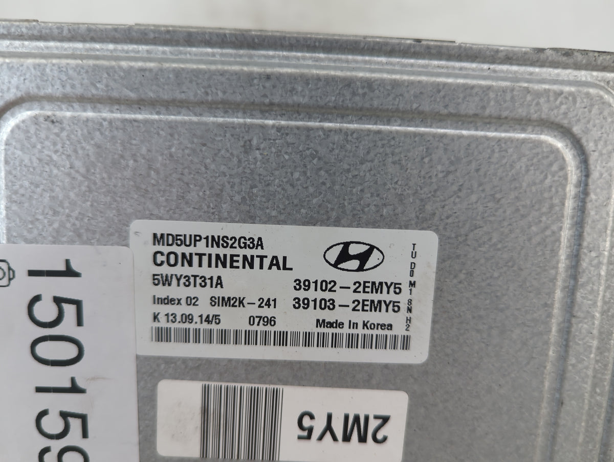 2015 Hyundai Elantra PCM Engine Control Computer ECU ECM PCU OEM P/N:MD5UP1NS2G3A 5WY3T31A, 39102-2EMY5, 39103-2EMY5 Fits OE