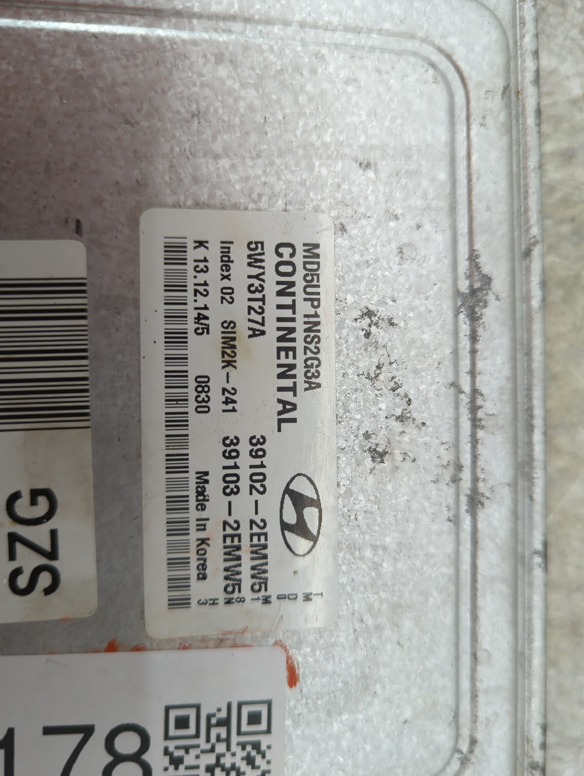 2015 Hyundai Elantra PCM Engine Control Computer ECU ECM PCU OEM P/N:MD5UP1NS2G3A 5WY3T27A, 39102-2EMW5, 39103-2EMW5 Fits OE