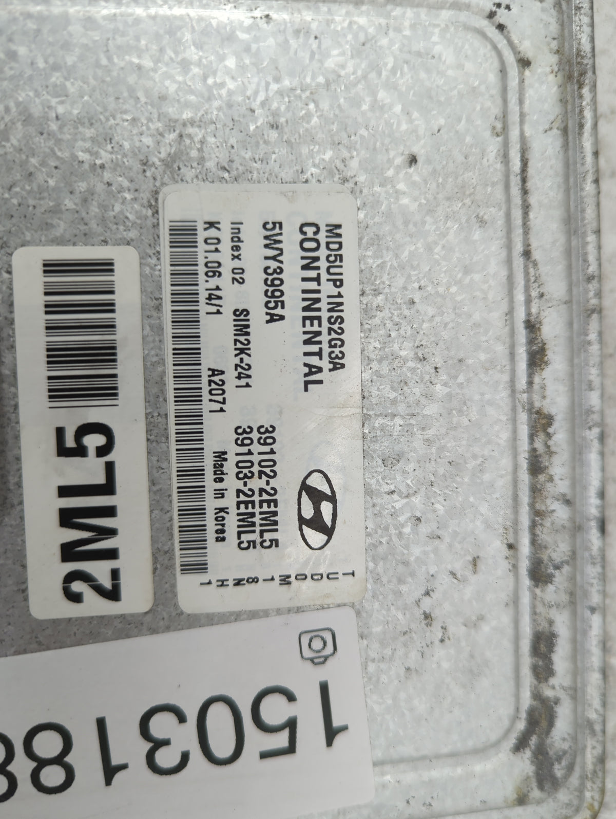 2014-2016 Hyundai Elantra PCM Engine Control Computer ECU ECM PCU OEM P/N:MD5UP1N2G3A 5WY3995A Fits Fits 2014 2015 2016 OEM 