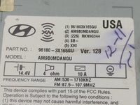 2014-2016 Hyundai Elantra Radio AM FM Cd Player Receiver Replacement P/N:961803X165GU AM9B0MDANGU Fits Fits 2014 2015 2016 O