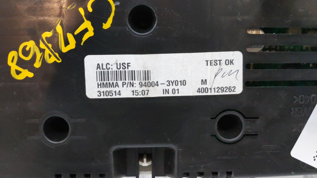 2014-2016 Hyundai Elantra Instrument Cluster Speedometer Gauges P/N:94004-3Y010 Fits Fits 2014 2015 2016 OEM Used Auto Parts