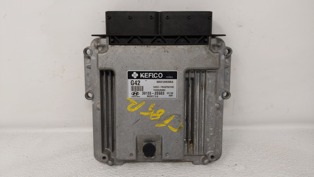 2015 Hyundai Elantra PCM Engine Control Computer ECU ECM PCU OEM P/N:39193-2EGE0 39133-2EGE0 Fits OEM Used Auto Parts - Oemu