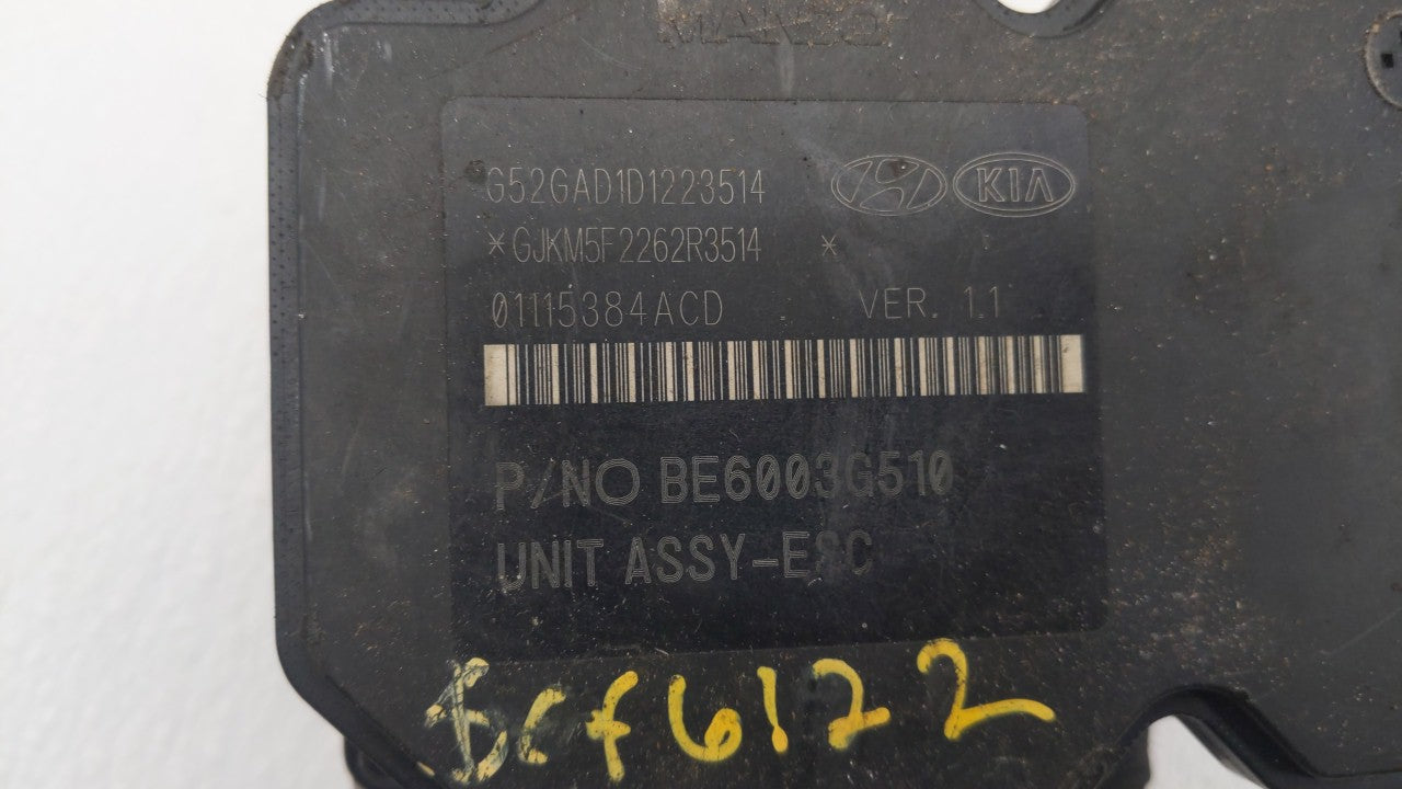 2014-2016 Hyundai Elantra ABS Pump Control Module Replacement P/N:58920-3X630 BE6003G510 Fits Fits 2014 2015 2016 OEM Used A