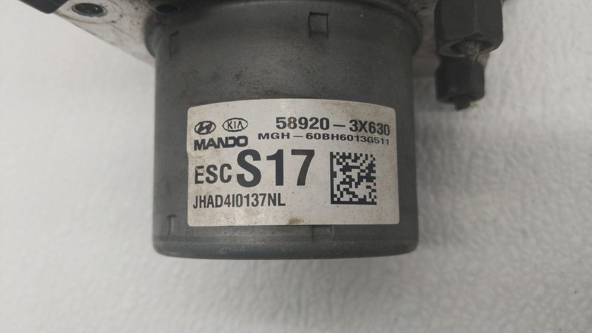 2014-2016 Hyundai Elantra Anti-Lock Brake ABS Pump Module Actuator OEM P/N:58920-3X630 BE6003G510 Fits Fits 2014 2015 2016 O