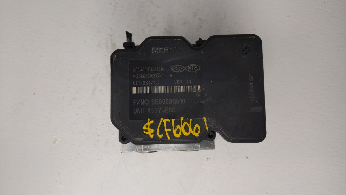 2014-2016 Hyundai Elantra Anti-Lock Brake ABS Pump Module Actuator OEM P/N:58920-3X630 BE6003G510 Fits Fits 2014 2015 2016 O