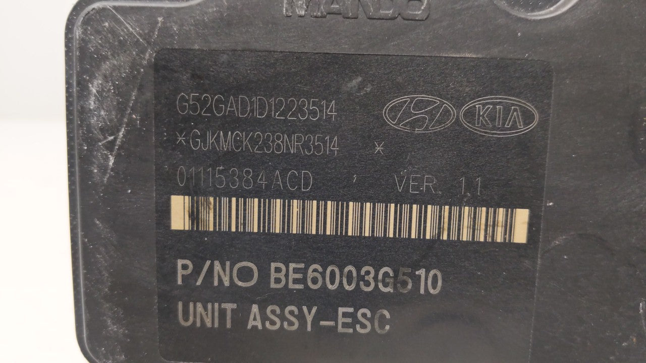 2014-2016 Hyundai Elantra ABS Pump Control Module Replacement P/N:58920-3X630 BE6003G510 Fits Fits 2014 2015 2016 OEM Used A