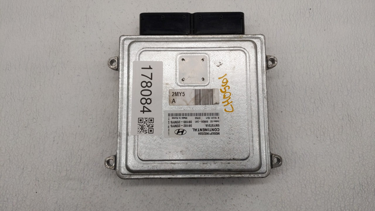 2015 Hyundai Elantra PCM Engine Control Computer ECU ECM PCU OEM P/N:39102-2EMY5 39103-2EMY5 Fits OEM Used Auto Parts - Oemu