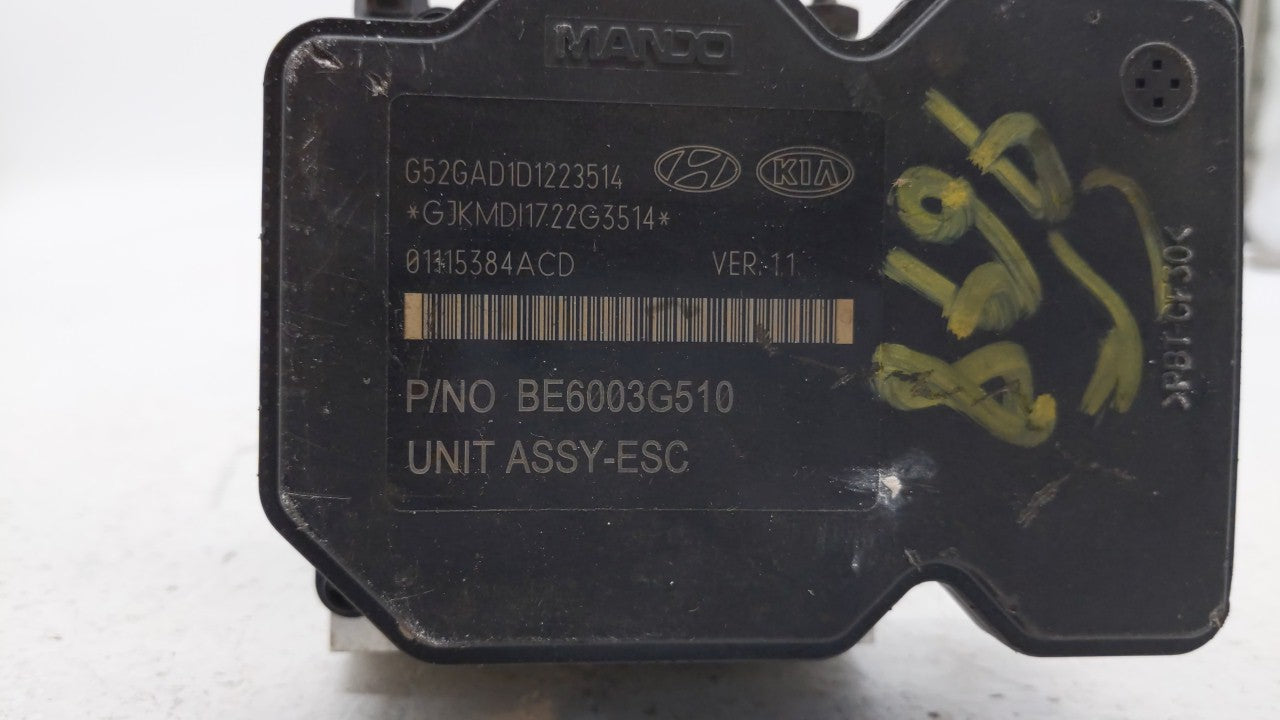 2014-2016 Hyundai Elantra ABS Pump Control Module Replacement P/N:58920-3X630 BE6003G510 Fits Fits 2014 2015 2016 OEM Used A