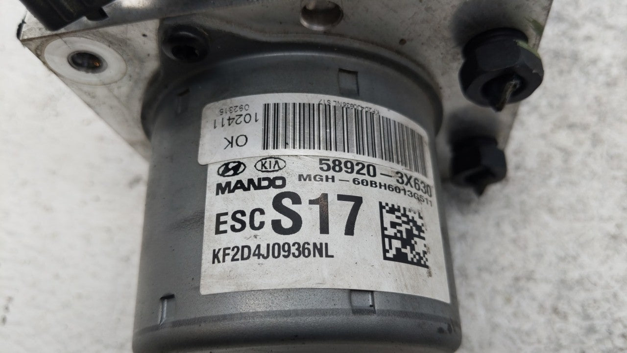 2014-2016 Hyundai Elantra ABS Pump Control Module Replacement P/N:58920-3X630 BE6003G510 Fits Fits 2014 2015 2016 OEM Used A