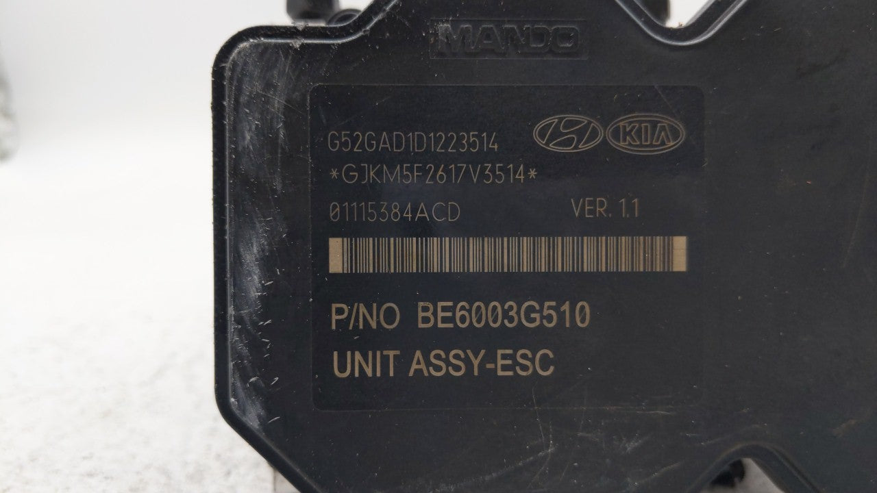 2014-2016 Hyundai Elantra ABS Pump Control Module Replacement P/N:58920-3X630 BE6003G510 Fits Fits 2014 2015 2016 OEM Used A