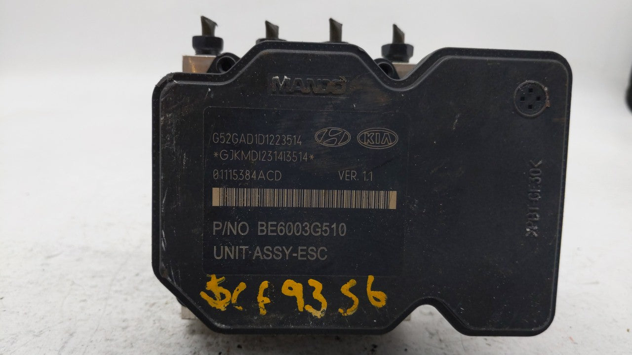 2014-2016 Hyundai Elantra ABS Pump Control Module Replacement P/N:58920-3X630 BE6003G510 Fits Fits 2014 2015 2016 OEM Used A
