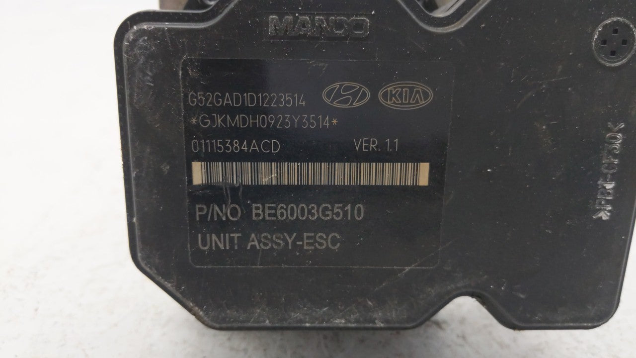 2014-2016 Hyundai Elantra ABS Pump Control Module Replacement P/N:58920-3X630 BE6003G510 Fits Fits 2014 2015 2016 OEM Used A