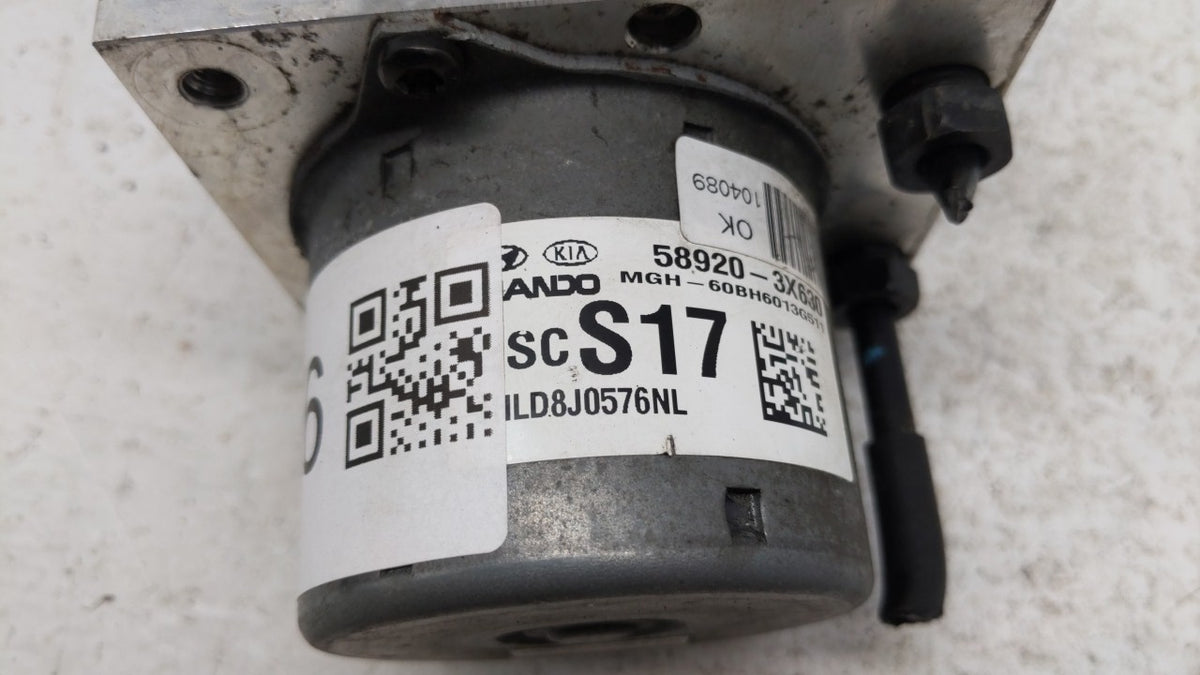 2014-2016 Hyundai Elantra Anti-Lock Brake ABS Pump Module Actuator OEM P/N:58920-3X630 BE6003G510 Fits Fits 2014 2015 2016 O