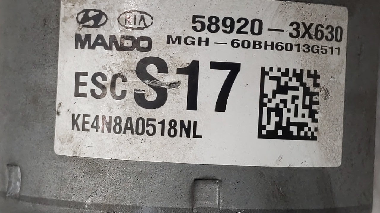 2014-2016 Hyundai Elantra ABS Pump Control Module Replacement P/N:58920-3X630 BE6003G510 Fits Fits 2014 2015 2016 OEM Used A