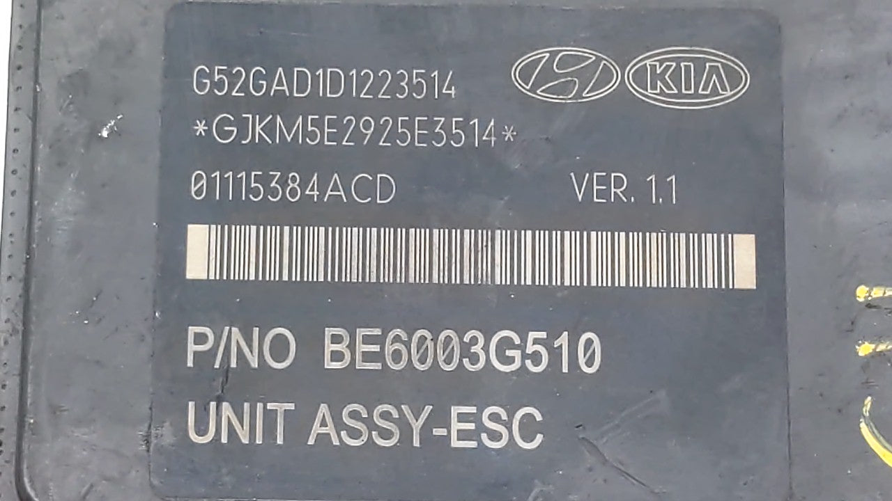 2014-2016 Hyundai Elantra ABS Pump Control Module Replacement P/N:58920-3X630 BE6003G510 Fits Fits 2014 2015 2016 OEM Used A