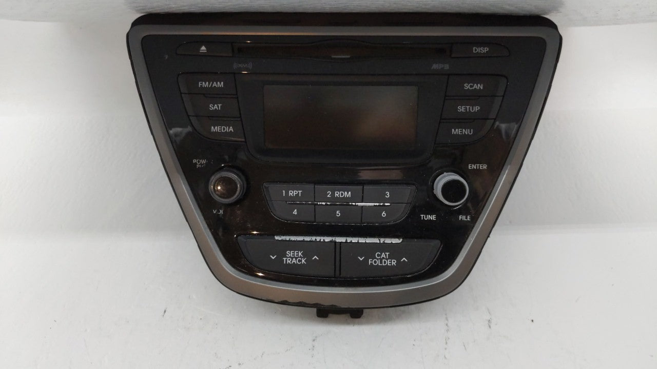 2014-2016 Hyundai Elantra Am Fm Cd Player Radio Receiver - Oemusedautoparts1.com