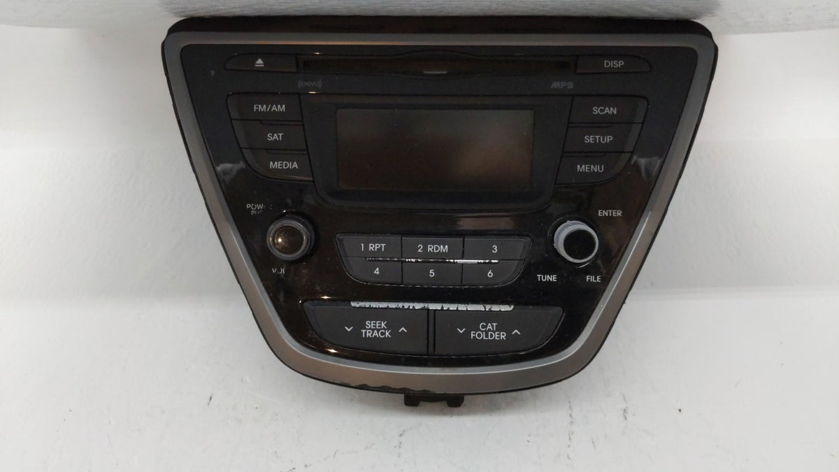 2014-2016 Hyundai Elantra Am Fm Cd Player Radio Receiver 225280 - Oemusedautoparts1.com