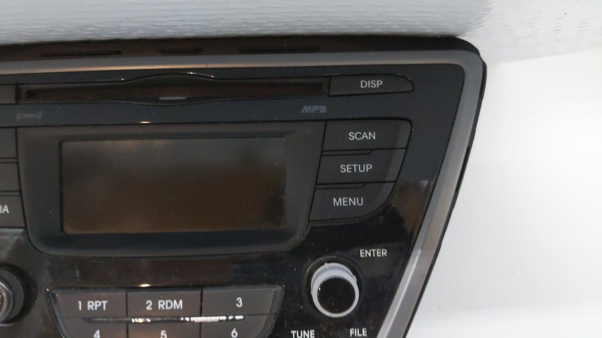 2014-2016 Hyundai Elantra Am Fm Cd Player Radio Receiver 225280 - Oemusedautoparts1.com