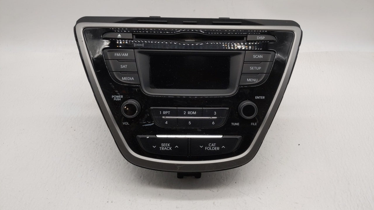 2014-2016 Hyundai Elantra Am Fm Cd Player Radio Receiver - Oemusedautoparts1.com