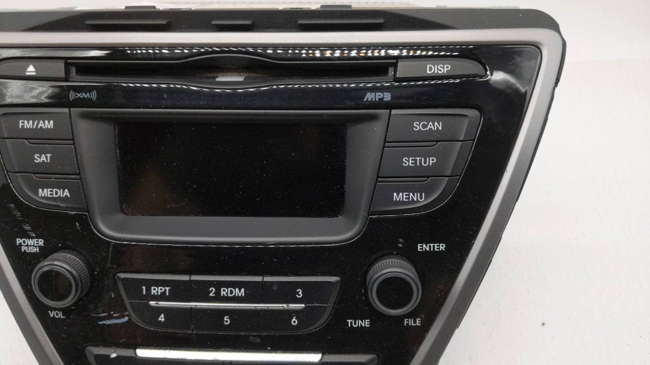 2014-2016 Hyundai Elantra Am Fm Cd Player Radio Receiver - Oemusedautoparts1.com