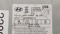 2014-2016 Hyundai Elantra Am Fm Cd Player Radio Receiver - Oemusedautoparts1.com