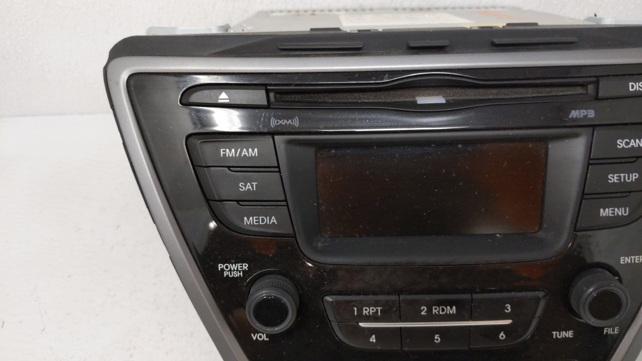 2014-2016 Hyundai Elantra Radio AM FM Cd Player Receiver Replacement P/N:961703X156GU 96170-3X156GU Fits Fits 2014 2015 2016