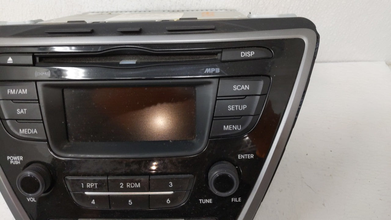 2014-2016 Hyundai Elantra Radio AM FM Cd Player Receiver Replacement P/N:961703X156GU 96170-3X156GU Fits Fits 2014 2015 2016