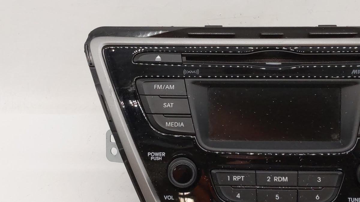2014-2016 Hyundai Elantra Am Fm Cd Player Radio Receiver 255030 - Oemusedautoparts1.com