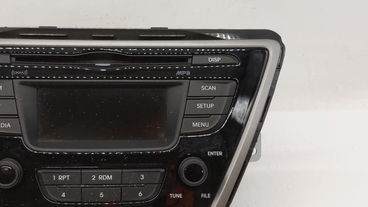 2014-2016 Hyundai Elantra Am Fm Cd Player Radio Receiver 255030 - Oemusedautoparts1.com