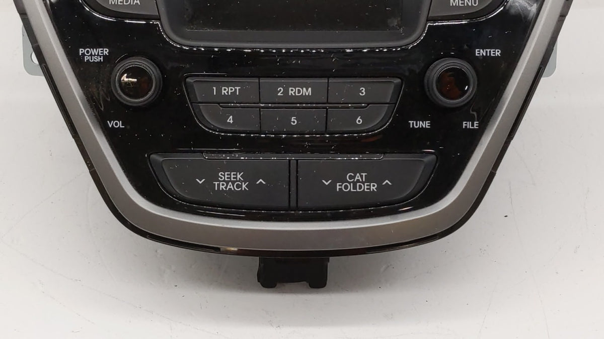 2014-2016 Hyundai Elantra Am Fm Cd Player Radio Receiver 255030 - Oemusedautoparts1.com