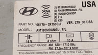 2014-2016 Hyundai Elantra Am Fm Cd Player Radio Receiver 255030 - Oemusedautoparts1.com