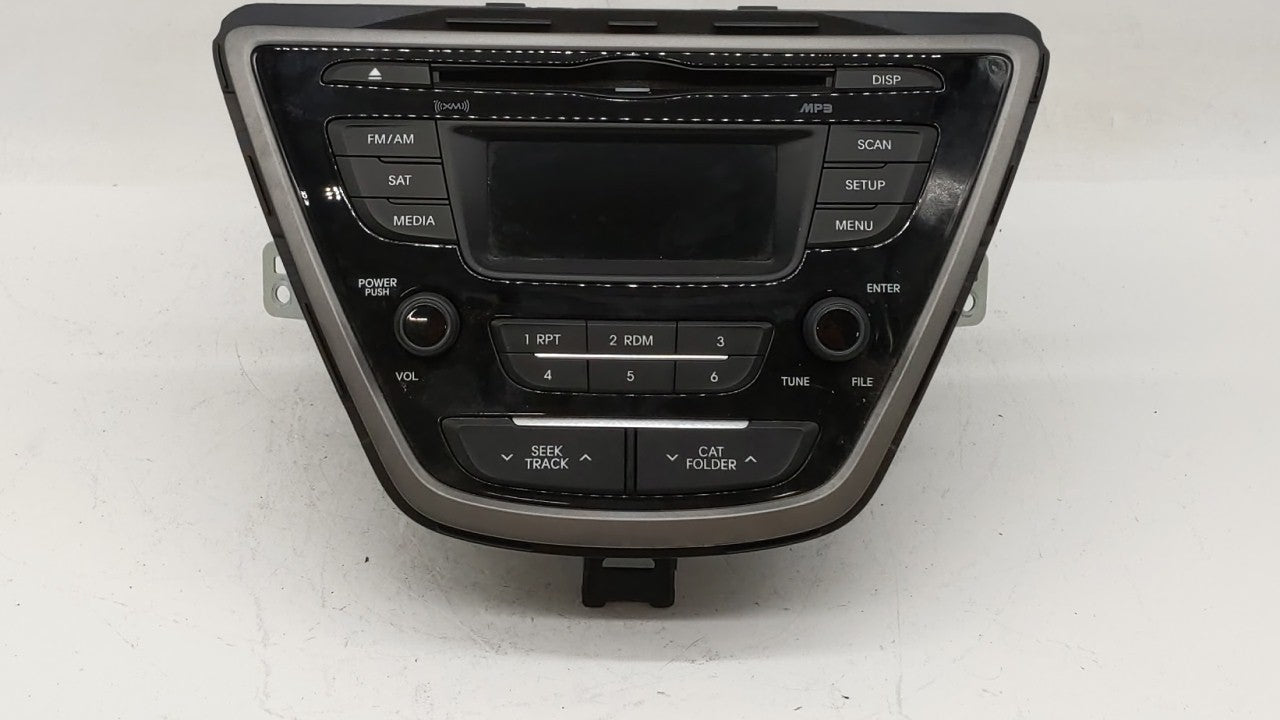 2014-2016 Hyundai Elantra Am Fm Cd Player Radio Receiver - Oemusedautoparts1.com