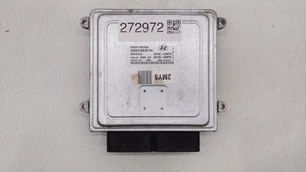 2015 Hyundai Elantra PCM Engine Control Computer ECU ECM PCU OEM P/N:39102-2EMY5 39103-2EMY5 Fits OEM Used Auto Parts - Oemu