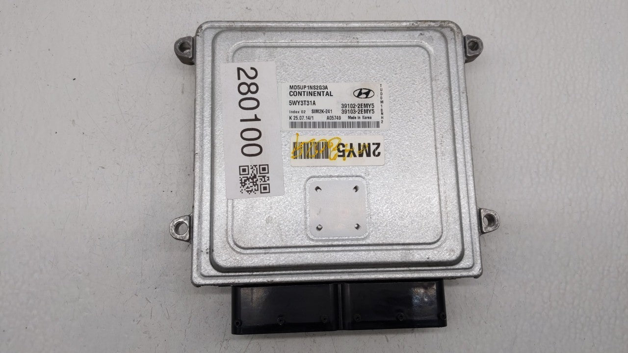2015 Hyundai Elantra PCM Engine Control Computer ECU ECM PCU OEM P/N:39102-2EMY5 39103-2EMY5 Fits OEM Used Auto Parts - Oemu