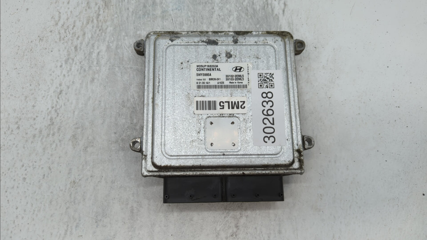 2014-2016 Hyundai Elantra PCM Engine Control Computer ECU ECM PCU OEM P/N:39103-2EML5 39102-2EML5 Fits Fits 2014 2015 2016 O